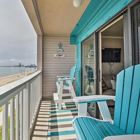 Updated Front Beach Condo With Resort Amenities! Corpus Christi Exterior foto