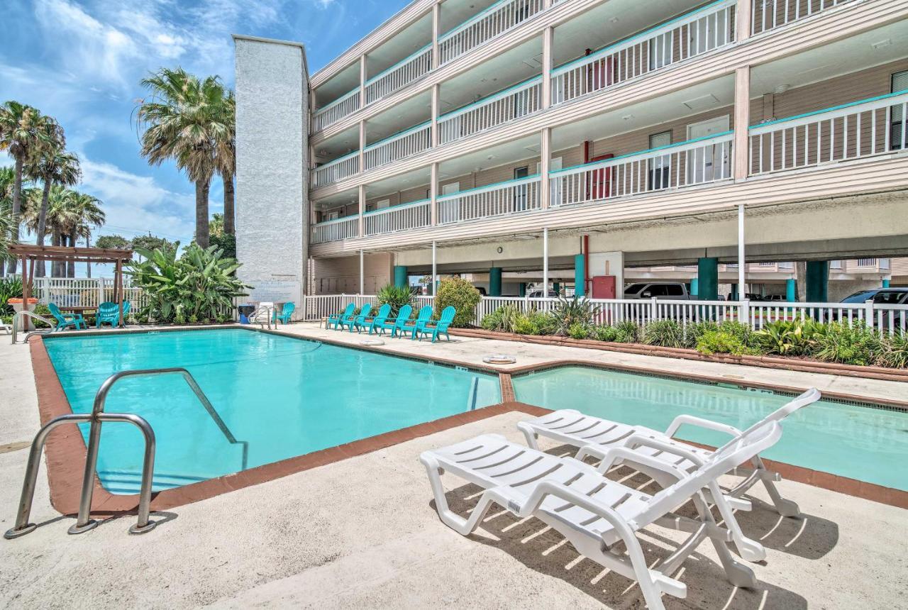 Updated Front Beach Condo With Resort Amenities! Corpus Christi Exterior foto