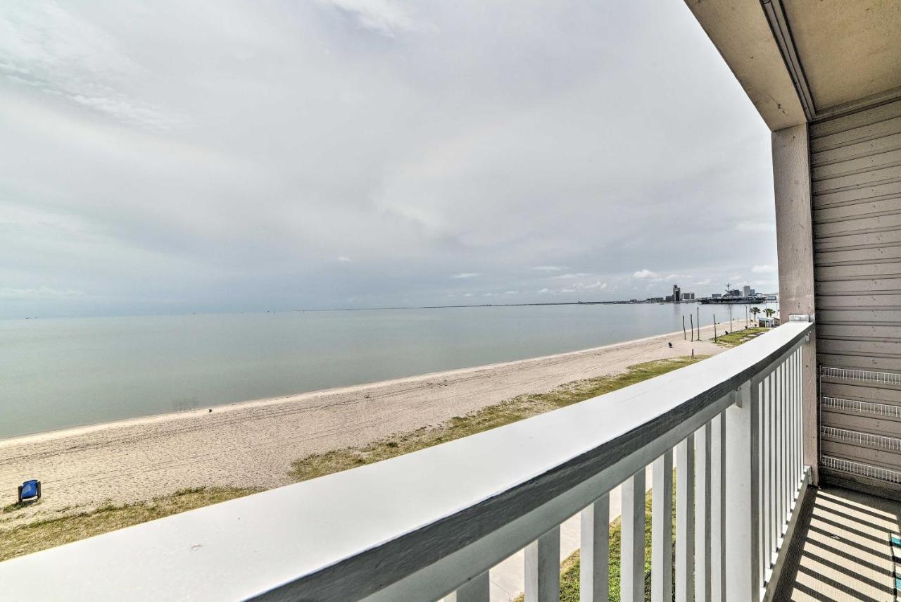 Updated Front Beach Condo With Resort Amenities! Corpus Christi Exterior foto