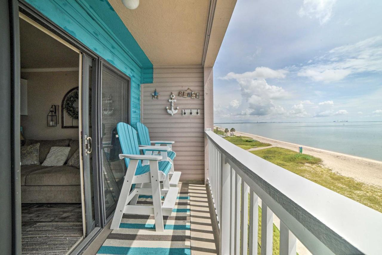 Updated Front Beach Condo With Resort Amenities! Corpus Christi Exterior foto